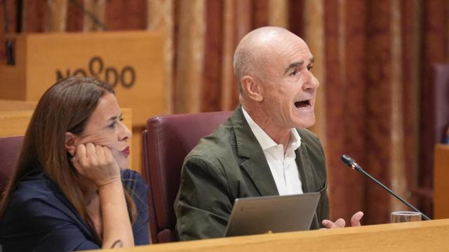 Antonio Muñoz, en un Pleno del Ayuntamiento de Sevilla.