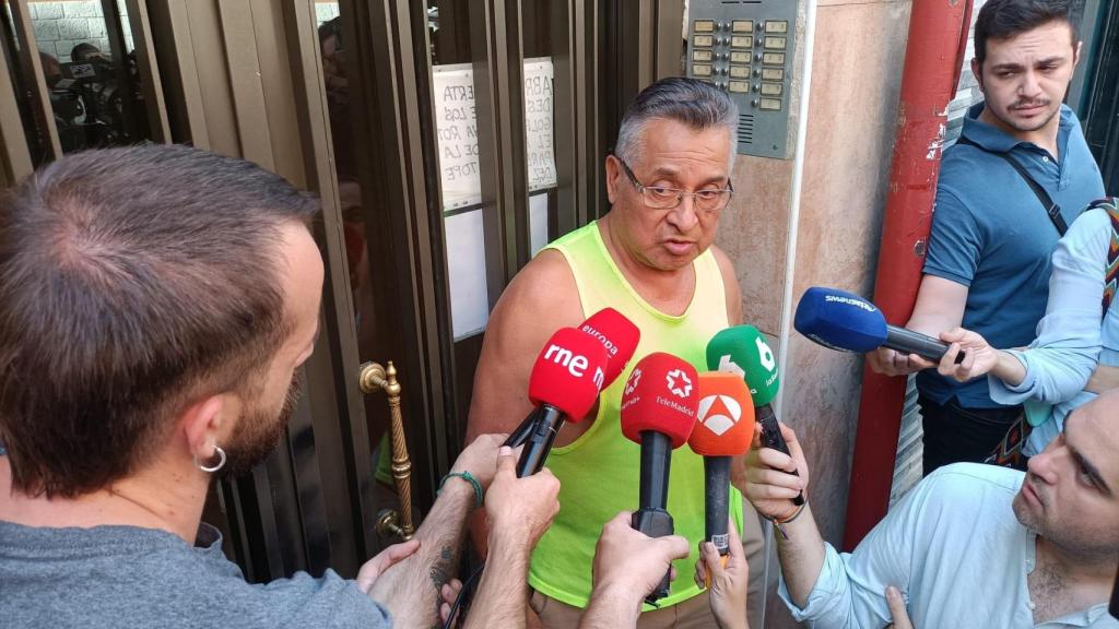 Víctor, el vecino de 70 años que fue a socorrer a las víctimas.