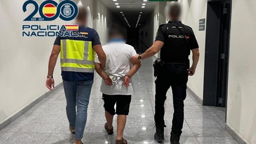 Imagen de la detención. Policía Nacional