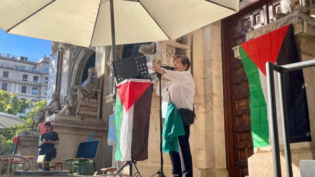 Acto en memoria de los niños asesinados en Gaza