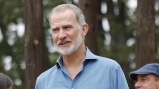 Felipe VI, el 27 de agosto, en Sanabria.