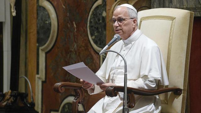 El papa León XIV esta semana en el Vaticano.
