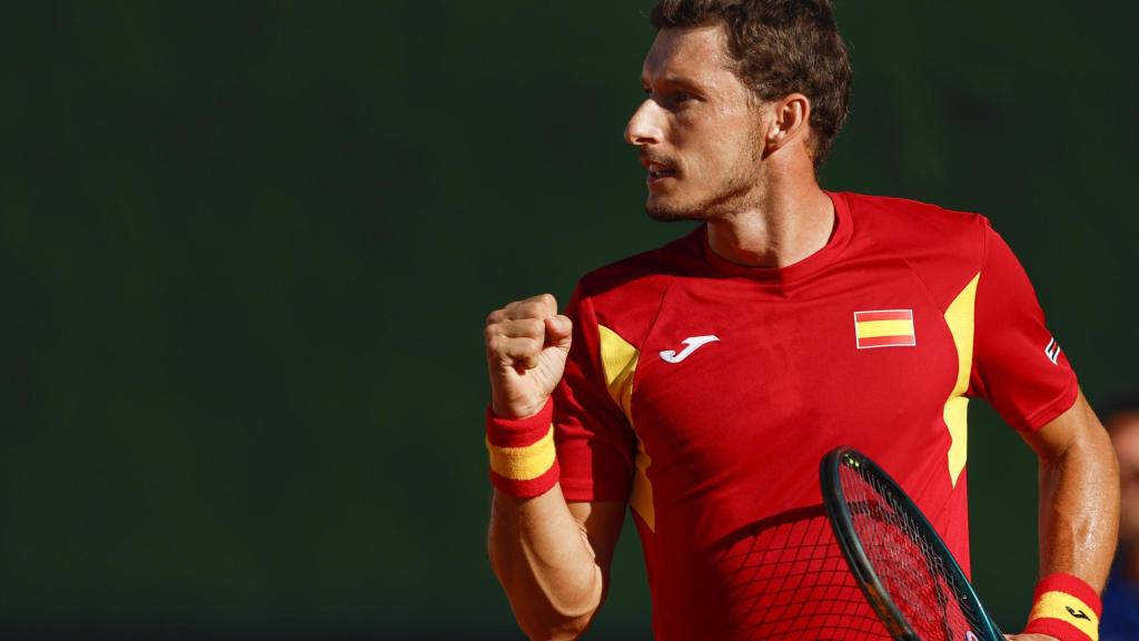 Pablo Carreño, durante el partido ante Elmer Moeller.