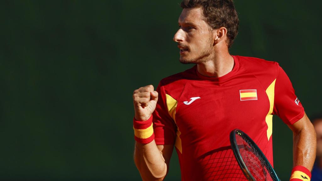 Pablo Carreño, durante el partido ante Elmer Moeller.