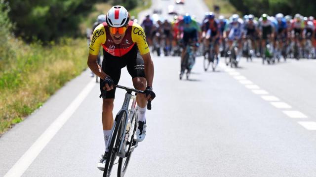 Sergio Samitier durante La Vuelta