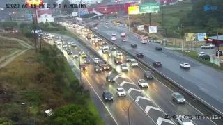 Accidente en Alfonso Molina esta mañana en A Coruña