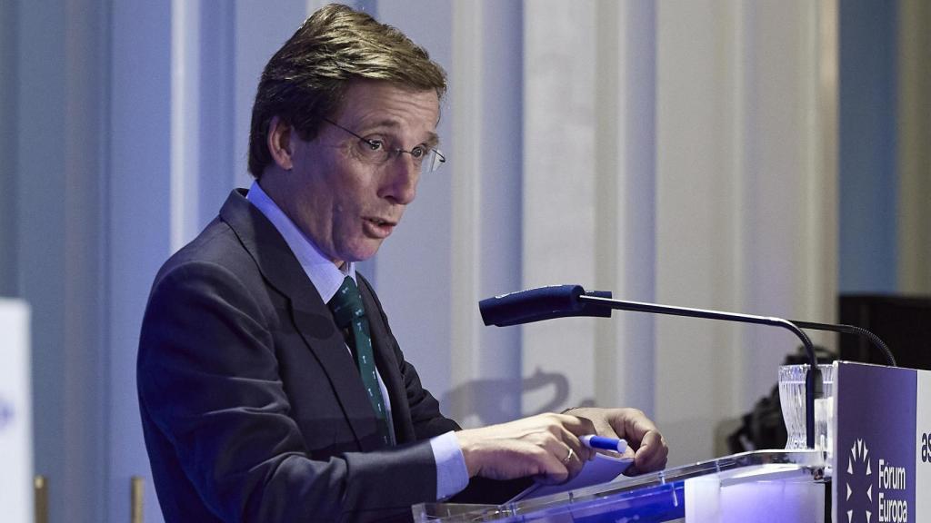 El alcalde de Madrid, José Luis Martínez-Almeida, protagoniza un desayuno informativo de Nueva Economía Fórum, en el Four Seasons Hotel, a 15 de septiembre de 2025, en Madrid.