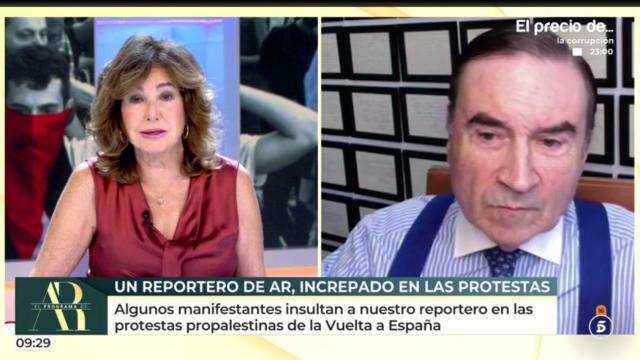 Pedro J. Ramírez durante su intervención en 'El programa de Ana Rosa'.