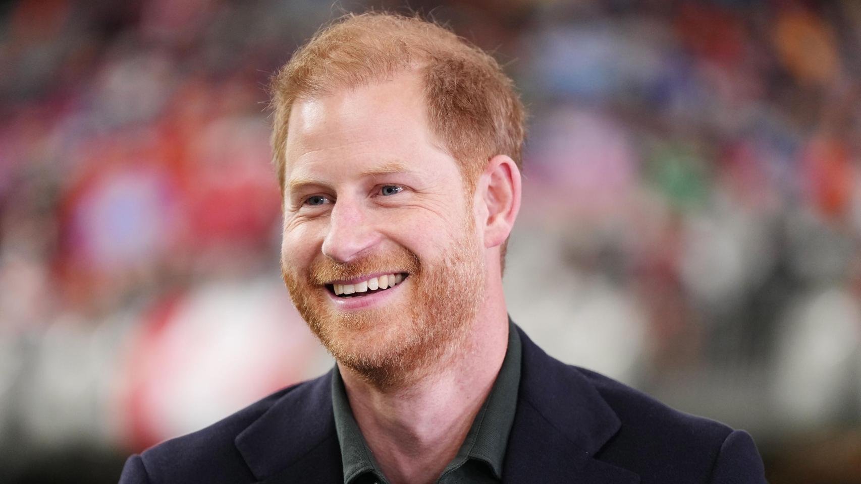 El príncipe Harry en un acto público.