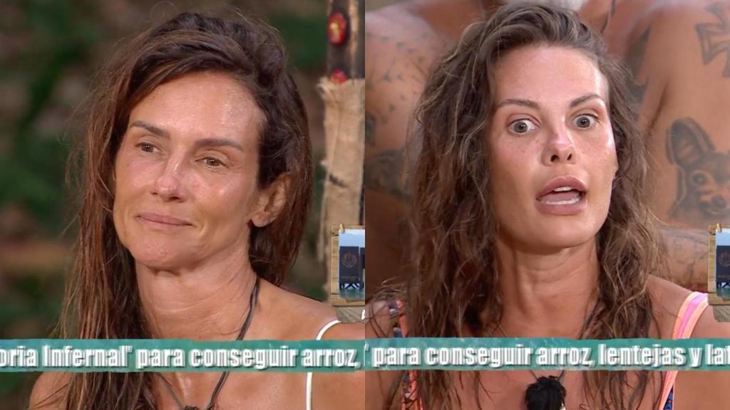 Elena Rodríguez y Jessica Bueno en 'Supervivientes All Stars'.