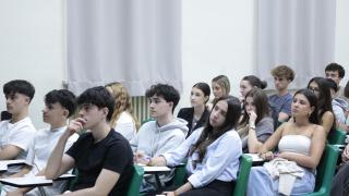 Primer día de clase en la Universidad de Zaragoza el pasado 3 de septiembre