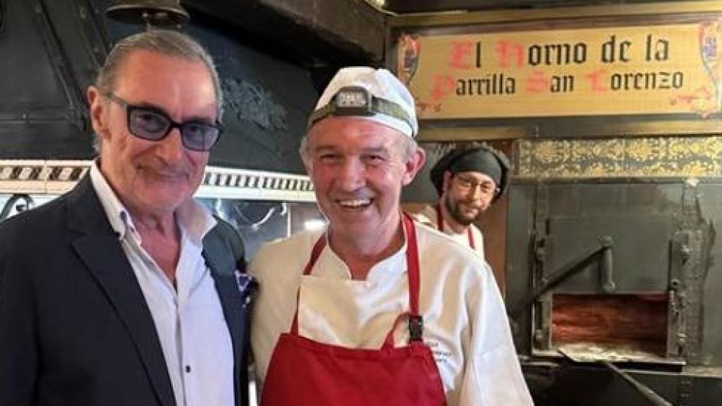 Carlos Herrera en La Parrilla de San Lorenzo (Valladolid)