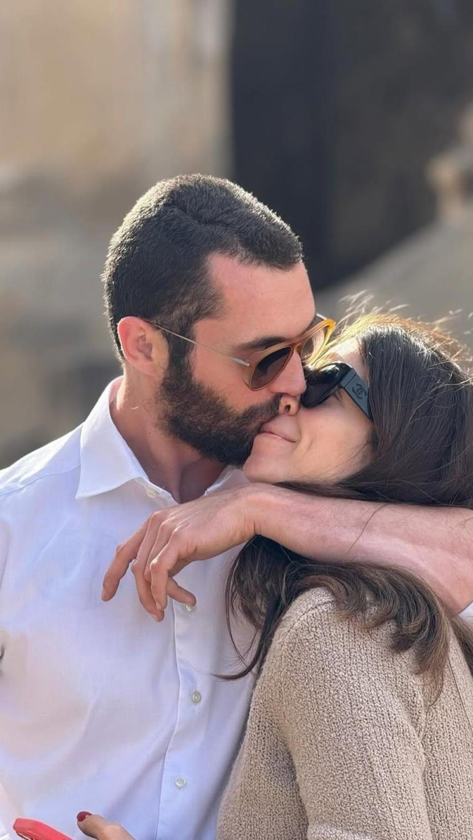 El matrimonio, en una actitud cariñosa en una imagen de Instagram.