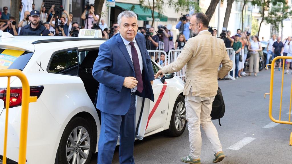 El exsecretario de Organización del PSOE Santos Cerdán a su llegada a declarar en el Supremo el pasado 30 de junio.