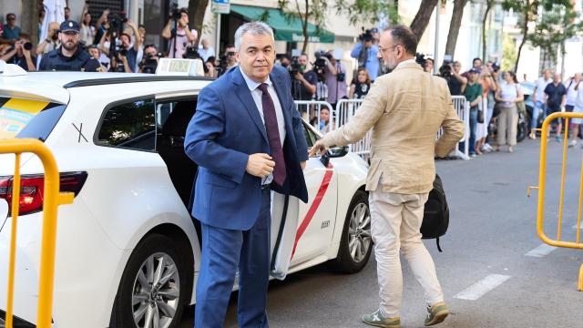 El exsecretario de Organización del PSOE Santos Cerdán a su llegada a declarar en el Supremo el pasado 30 de junio.