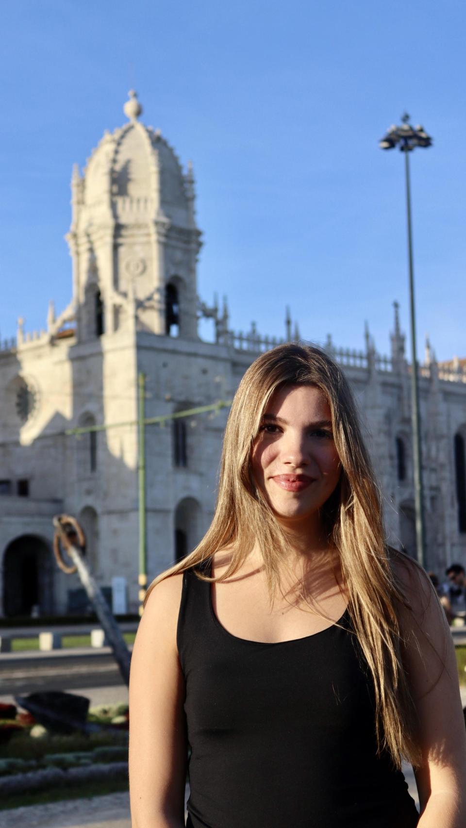 La infanta Sofía en Lisboa.