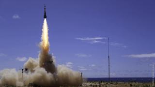 Lanzamiento de un misil Aster 30 desde un sistema SAMP/T