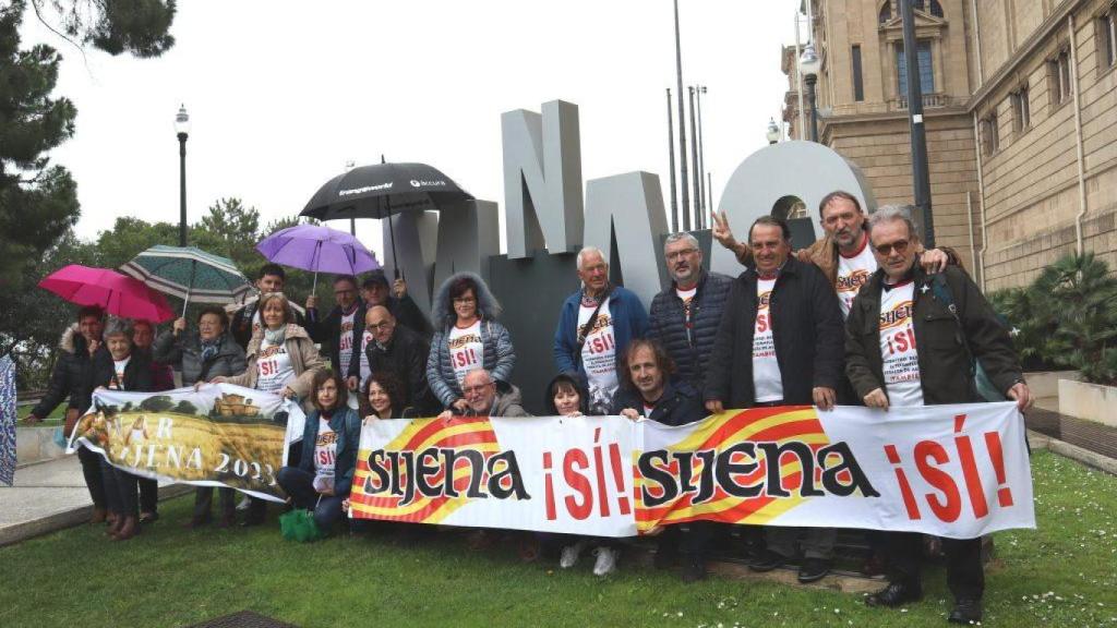 La plataforma ‘Sijena Sí’, a las puertas del MNAC