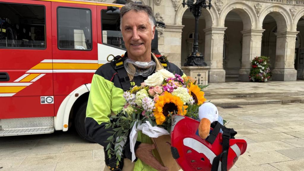José Luis Costoya, bombero de A Coruña