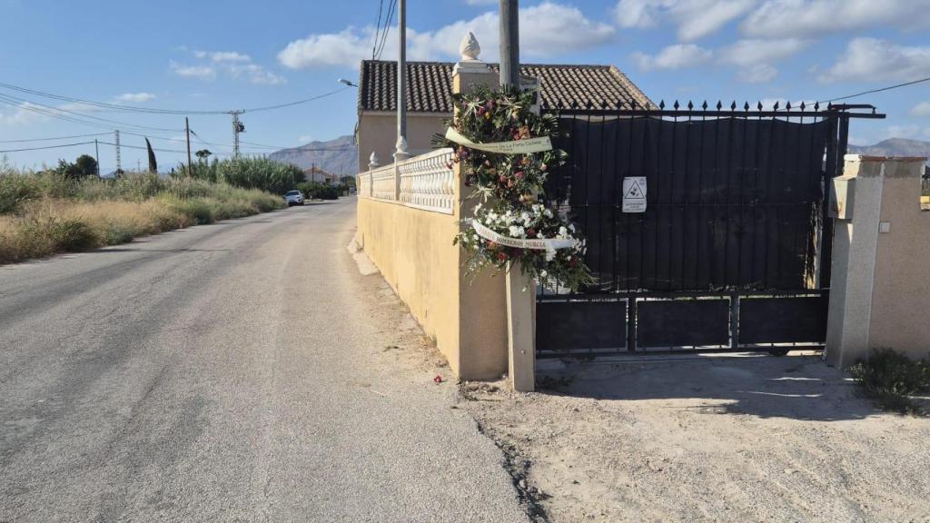 Antonio sufrió una caída con su bicicleta en la Vereda del Reino en Beniel.