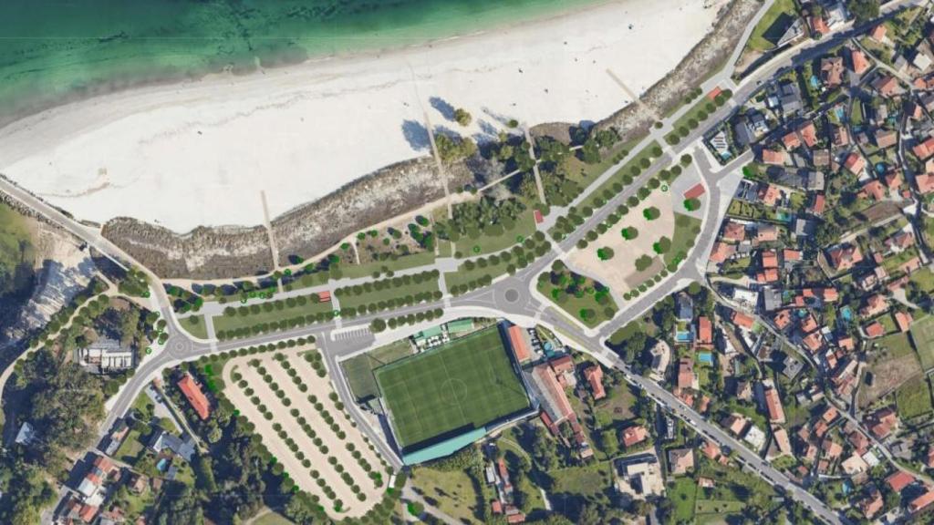 Proyecto remodelación del entorno de la playa de O Vao