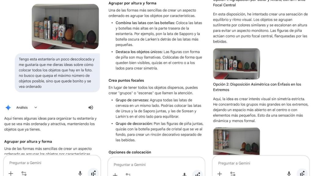 Consejos de decoración de Gemini