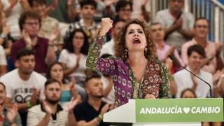 María Jesús Montero, este fin de semana en un acto en Málaga.