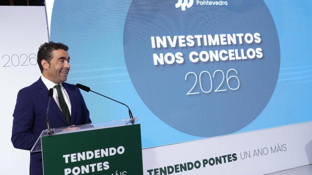 Luis López, presidente de la Diputación de Pontevedra