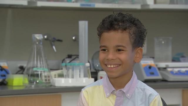 Aiden Wilkins, el niño prodigio de 9 años de Collegeville, Pensilvania.