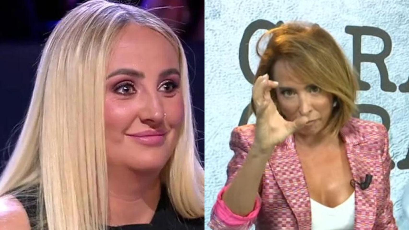 Rocío Flores en '¡De Viernes!' y María Patiño en 'No somos nadie'.