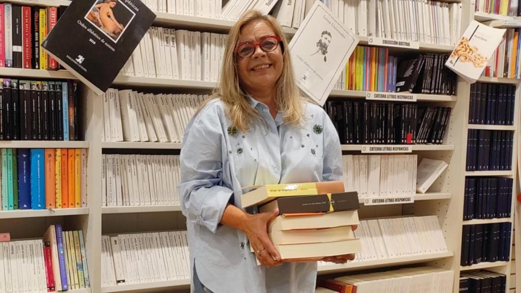 Begoña Varela, veterana librera de A Coruña.