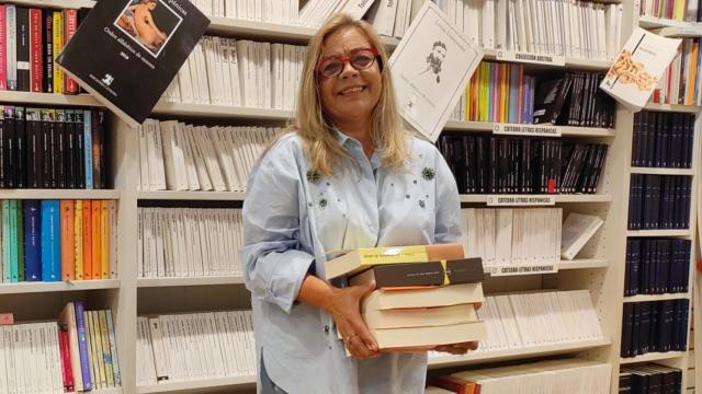 Begoña Varela, veterana librera de A Coruña.