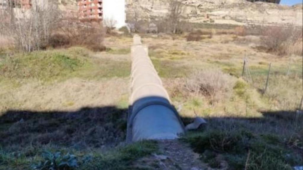 Una acequia de Calatayud.
