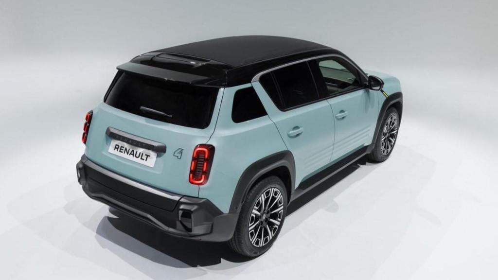 Vista trasera del Renault 4