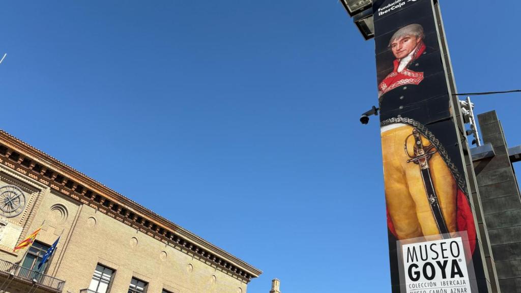 Cámara de conteo de aforo en la plaza del Pilar de Zaragoza
