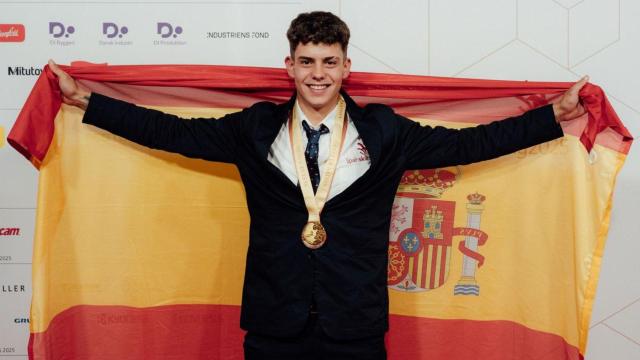 Álex Caro, el joven que ha ganado el bronce en el concurso europeo de FP.