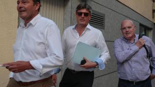 Marcos Zaragoza (PP),a su entrada en los juzgados de Villajoyosa para declarar como investigado.