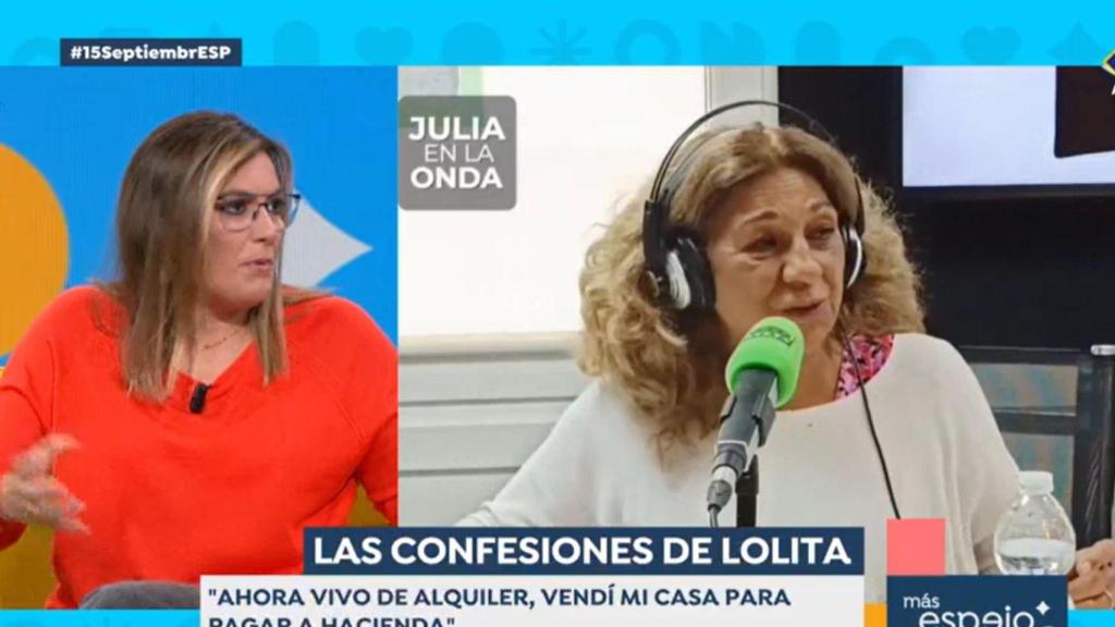 Lorena Vázquez y Lolita.