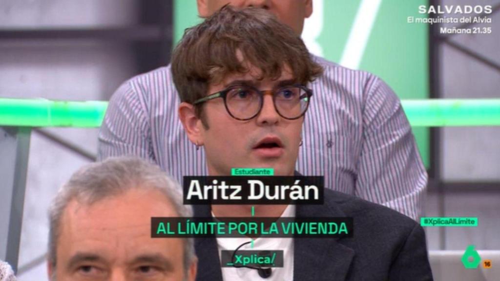 Aritz Durán, estudiante de Zamora que vive en Madrid