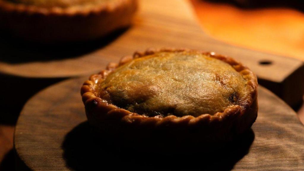 La empanada de pescado de roca.