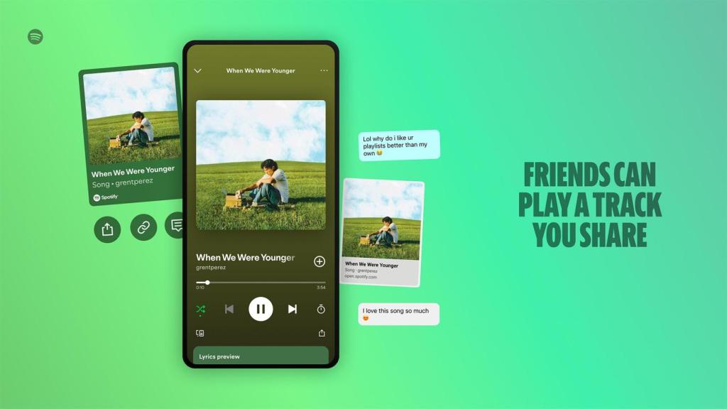 Comparte música para que la reproduzca cualquiera en Spotify