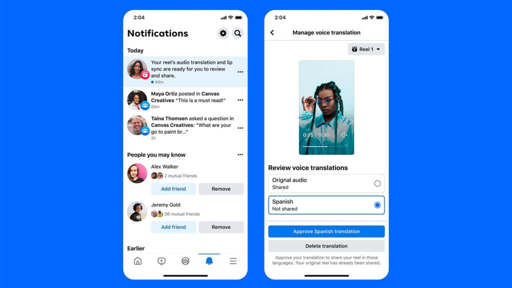 La función de traducciones con IA