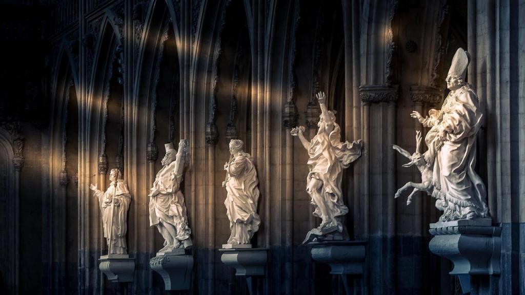 Esculturas de la Catedral de Lieja.