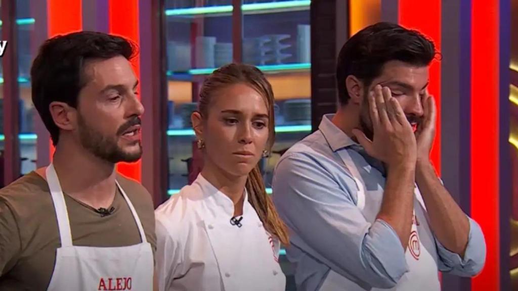 Alejo Sauras, Ana Callís y Miguel Torres en 'MasterChef Celebrity'.