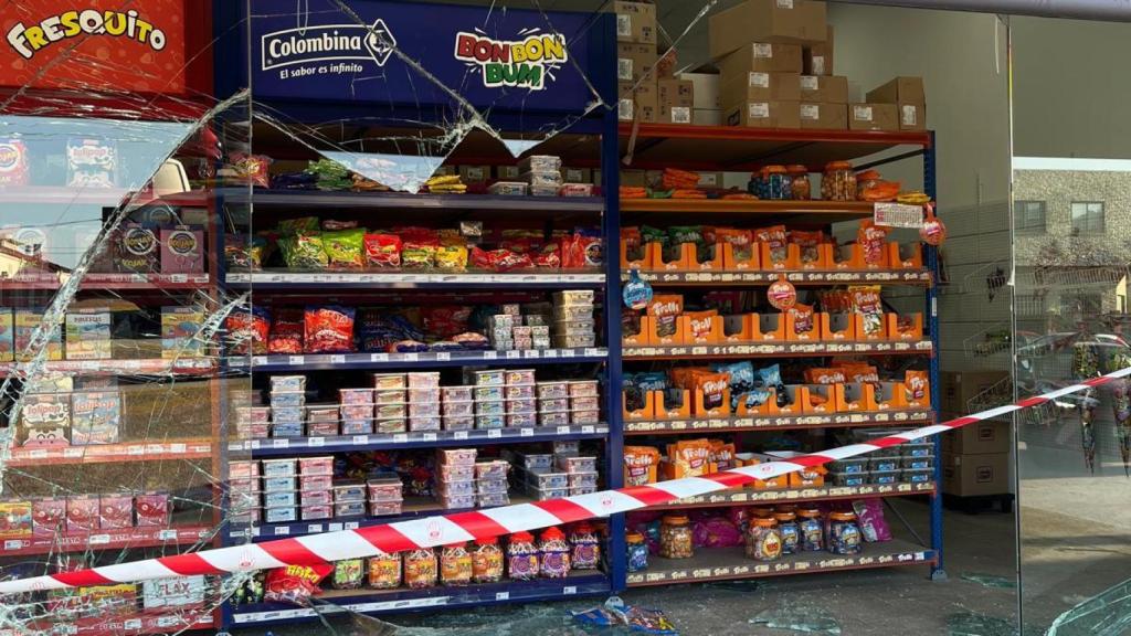 Robo en una tienda de chuches