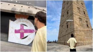 Un joven riojano recorre los lugares más emblemáticos de A Coruña