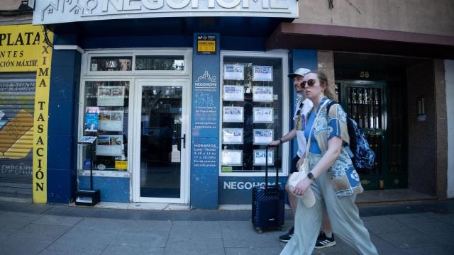 Escaparate de una inmobiliaria. Eduardo Parra / Europa Press