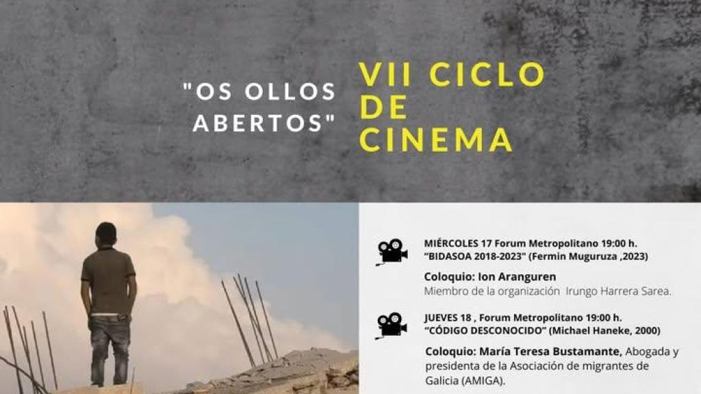 Cartel de la VII edición del ciclo de cine 'Os ollos abertos'