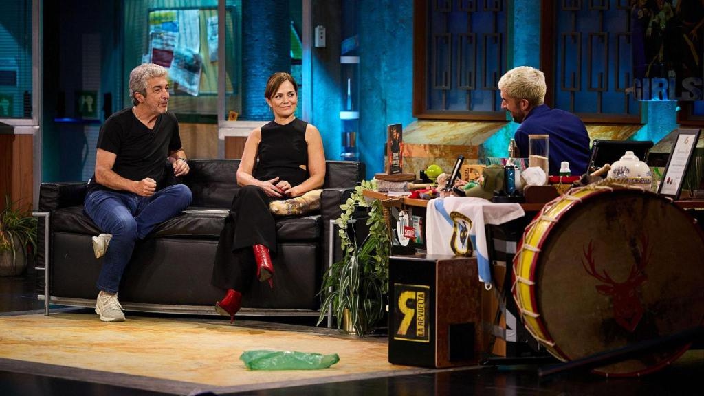 Ricardo Darín, Andrea Pietra y David Broncano en 'La Revuelta'.