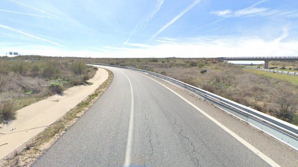 La curva vista en sentido contrario.